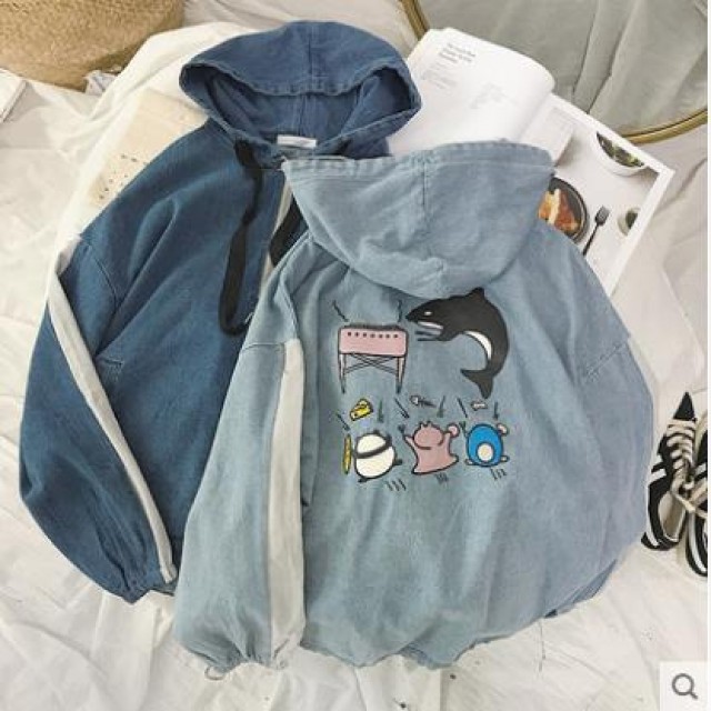[해외] 봄 신상 여성 퀄리티 복고 아트웍 캐주얼 자켓