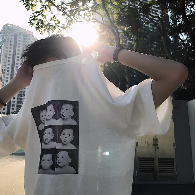 [해외] 봄신상 남성 패션 캐주얼 반팔 티셔츠
