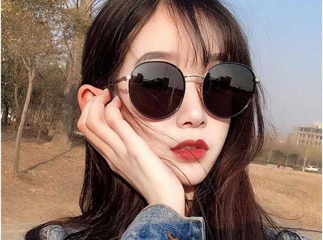 [해외] 봄신상 여성 복고 패션 미러 렌즈 자외선 차단제 선글라스