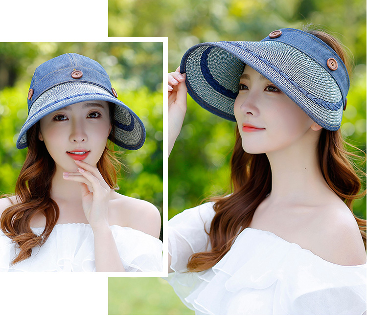 [해외] 여성썬컵 벙거지모자 자외선 차단 모자 돌돌이모자 낚시모자 여름모자