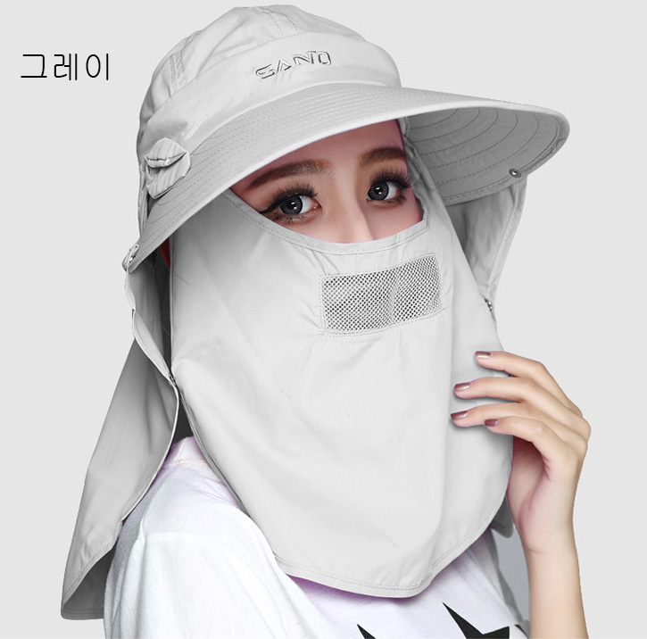 [해외] 얼굴을 가려주는 썬캡 여성여름모자 자외선차단 여성모자 스포츠썬캡 골프썬캡