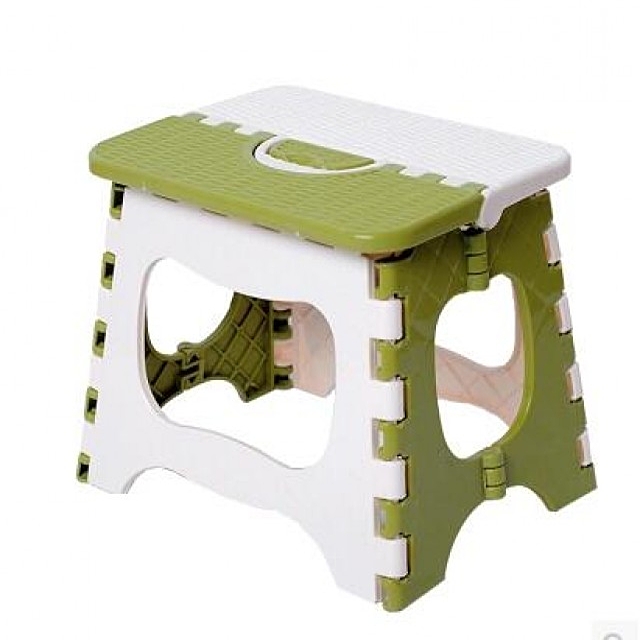 [해외] 플라스틱 휴대용 접이식 의자 스툴 벤치 성인 폴딩 벤치(2개 묶음배송)