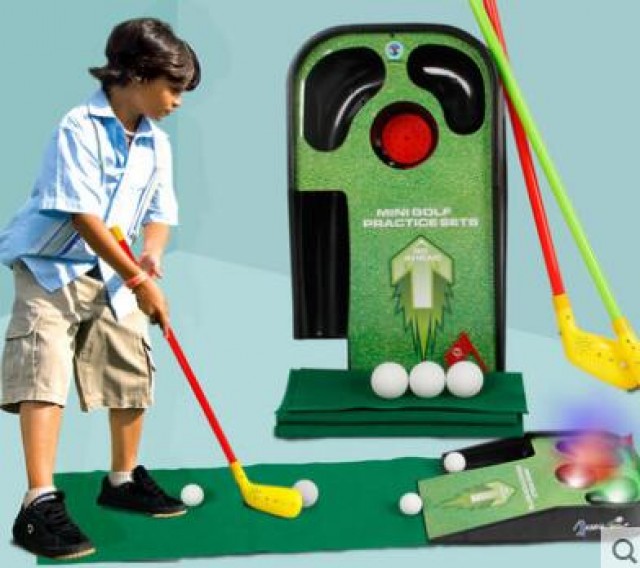 [해외] 어린이 골프세트 아기 골프연습기 아동 골프연습매트