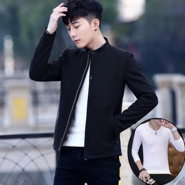 [해외] 신상 남성 긴소매 기본 세련된 쟈켓